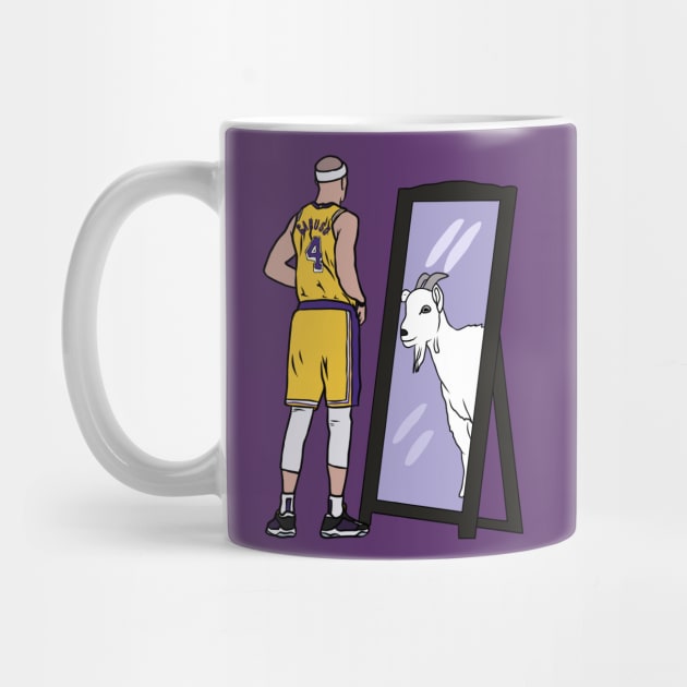 Alex Caruso Mirror GOAT by rattraptees